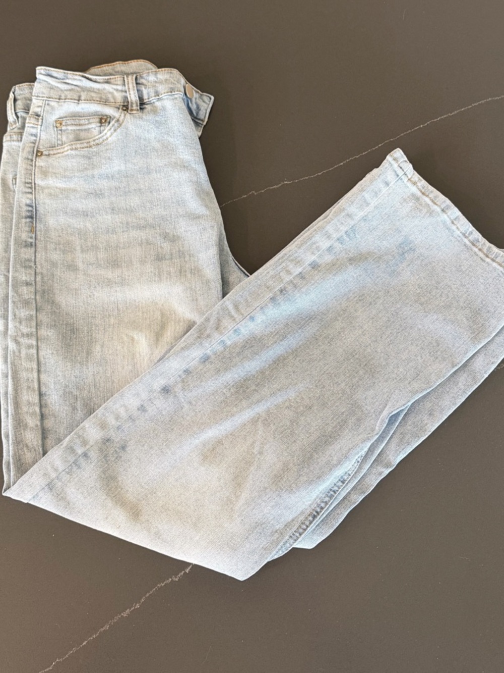 Women’s Light Blue Denim Jeans High Waisted Boyfriend Jean